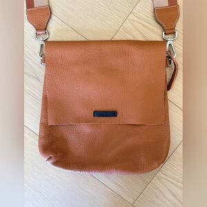 Prune Tan Crossbody Bag- Argentinian Leather 🇦🇷